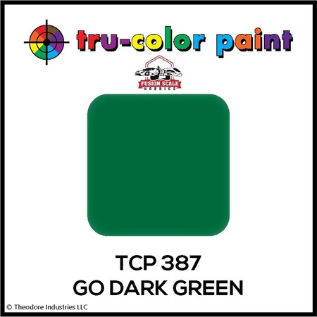 Tru-Color Paint 1 oz Go Transit Paint, Dark Green TCP387